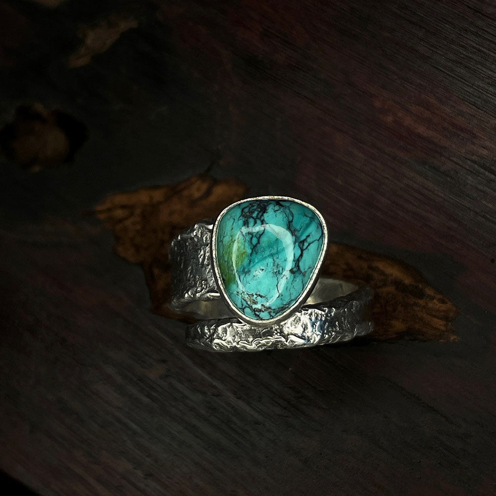 Sworn Wealth Oath Turquoise Rings