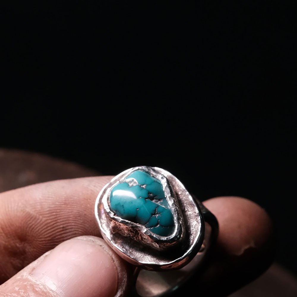 Soul's Healing Embrace Turquoise Rings