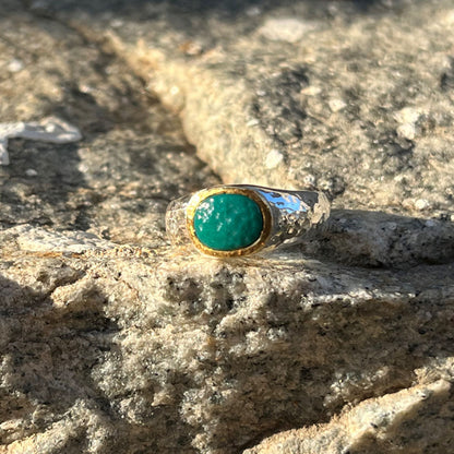 Tranquil Steps of Healing Turquoise Rings