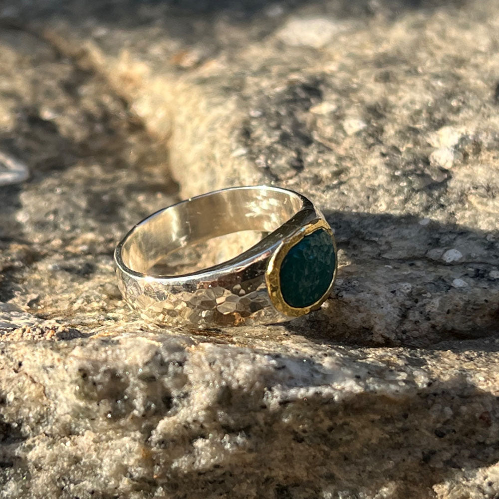 Tranquil Steps of Healing Turquoise Rings