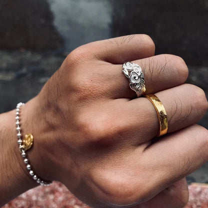 Silver Guardian Cloud Ring