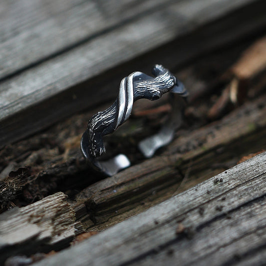 Prosperity Wave Sterling Silver Ring