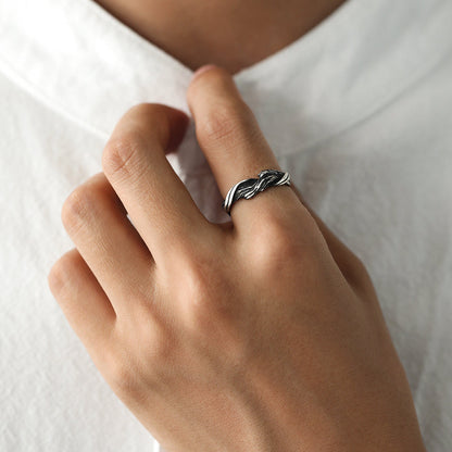 Prosperity Wave Sterling Silver Ring