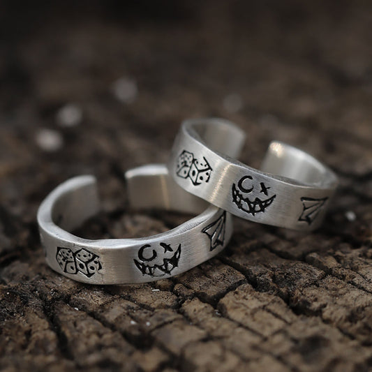 Guardian Glyphs Silver Ring