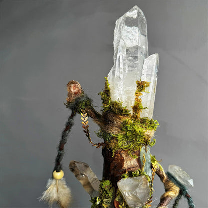 Crystal Calm Guardian Staff by Kailash Energy