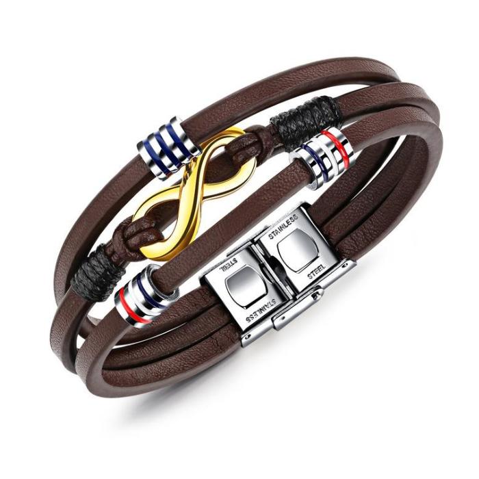 Leather Infinity Bracelet - Infinite Possibilities