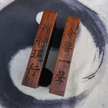 Lightning jujube wood, square ruler, Tianpeng ruler, pure hand carving, magic tools, Taoist ritual supplies, Taoist supplies