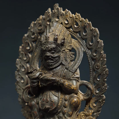 Mahakala MAGIC Tibetan Bronze Statue for Eliminating Diseases