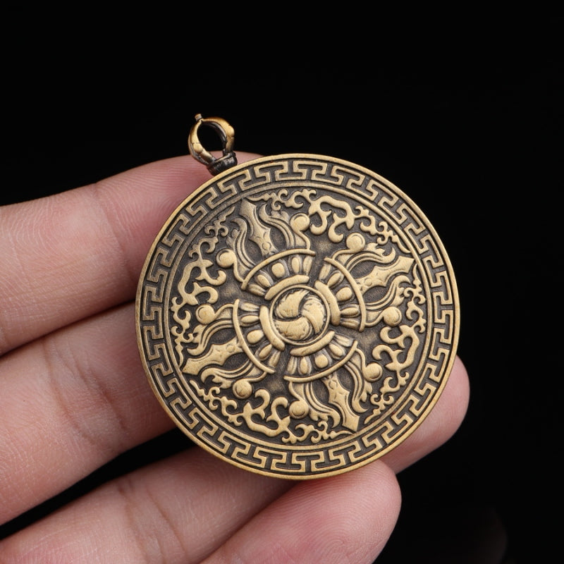 Mandala Tibetan Thangka Pendant