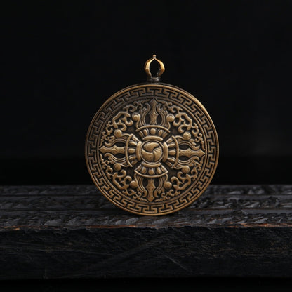 Mandala Tibetan Thangka Pendant