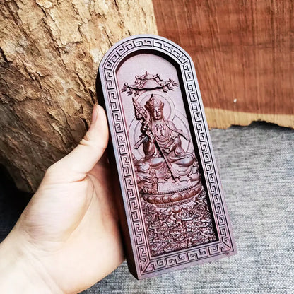 Natural lightning wood, Buddhist magic instrument, token of the Tibetan king, token of the embossed Tibetan king Bodhisattva