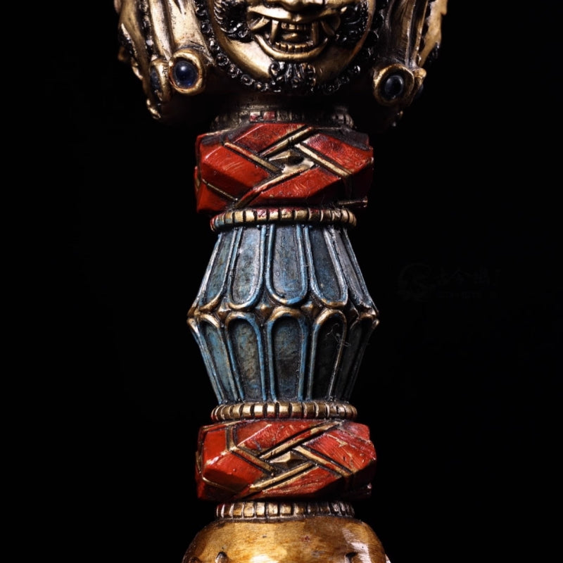 Padmasambhavan ENLIGHTEMENT Copper Tibetan Dagger Holder