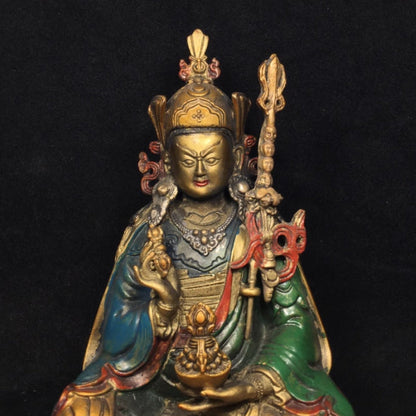 Padmasambhavan ENLIGHTEMENT Tibetan Statue for Eliminating Ignorance