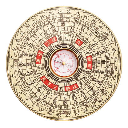 Professional compass Feng Shui measurement pure copper ornaments high precision compass luopan compass compass home decoration a