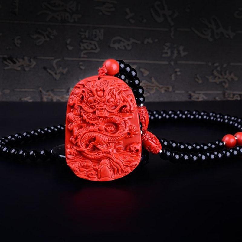 Red Dragon Necklace - Luck & Abundance