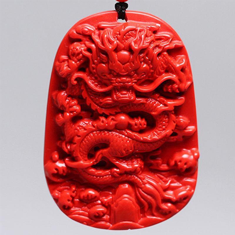 Red Dragon Necklace - Luck & Abundance