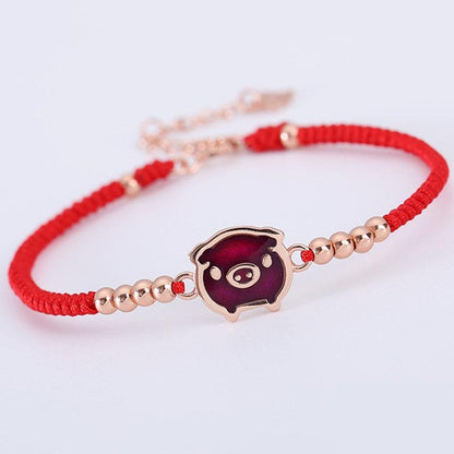 Red String Chinese Zodiac Bracelets - Luck & Protection