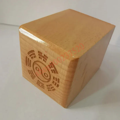 Seal for Taoist articles, imperial seal of Yama king, Taoist artifact, 5cm single side seal of peach wood