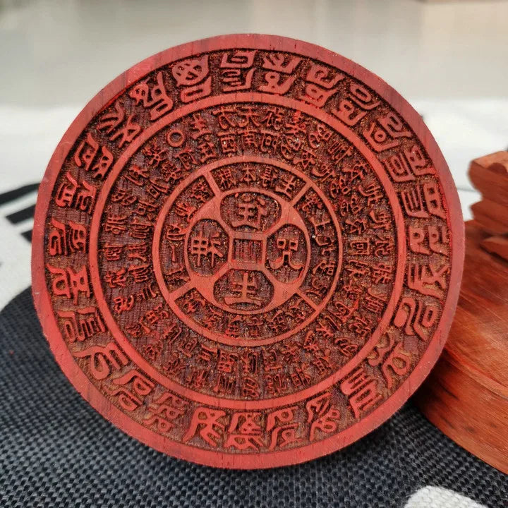 Seal of Taoist articles, seal of buddhist song, Honghua pear wood, yinban, Taoist seal, Buddhism, magic weapon