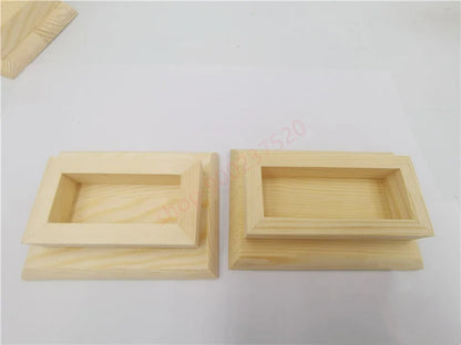 Seal, token base, solid wood Taoist tools, seal base, Taoist supplies, pine base