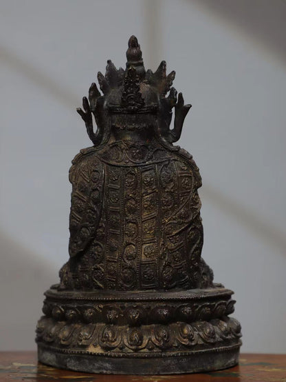 Shakyamuni SPIRIT Tibetan Bronze Statue for Eliminating All Disasters