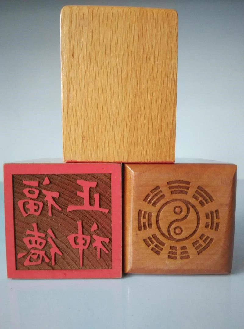 Taoist Arts and crafts, Taoist supplies, Taoist magic tools, peach wood seal, Fu Zhengshen seal