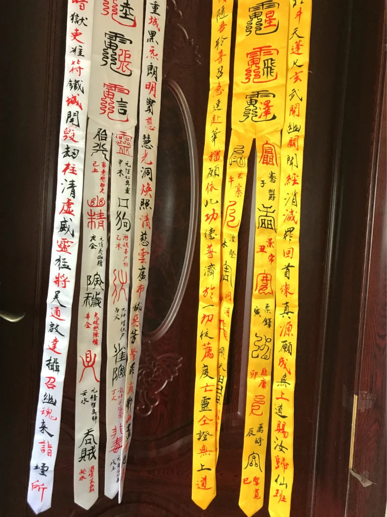 Taoist Magic Tools, death banners, Super Dharma Society banners, summer Moning banners, Soul Calling banners, Taoist supplies