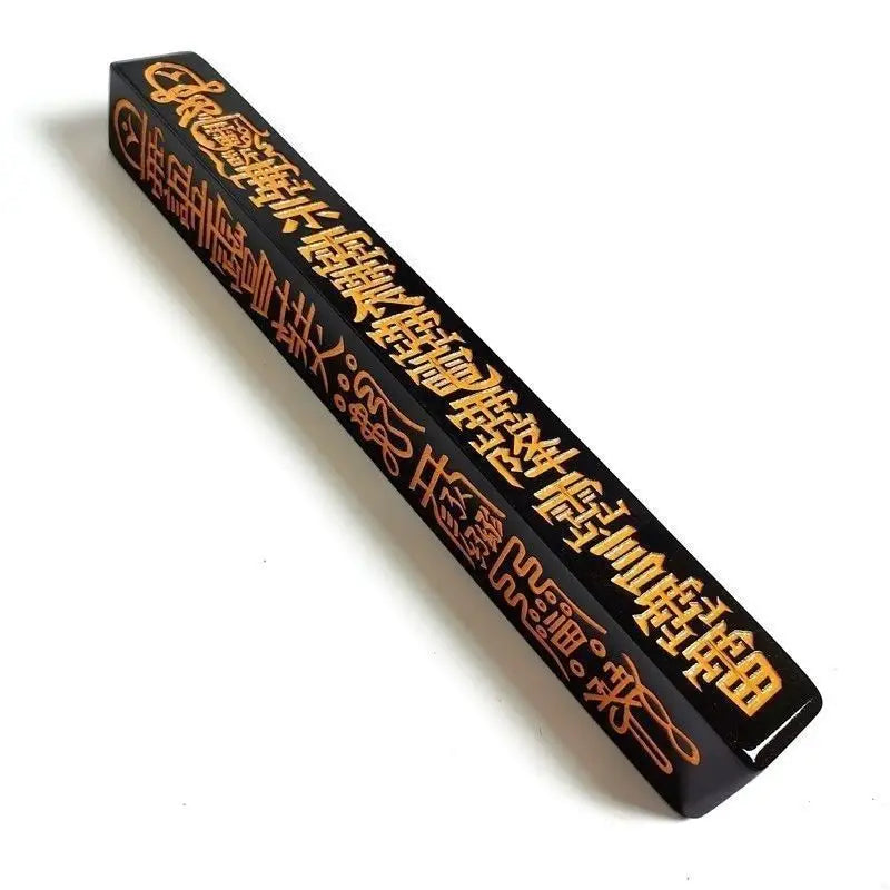 Taoist Ritual Tool Square Tian Gang Ruler Stick Tianpeng Ruler Peach Wood Exorcise Evil Taoist Mass Instruments Decoration