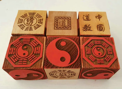 Taoist article, Taoist seal, congenital eight trigrams seal, the day after tomorrow, eight trigrams seal, Taiji seal