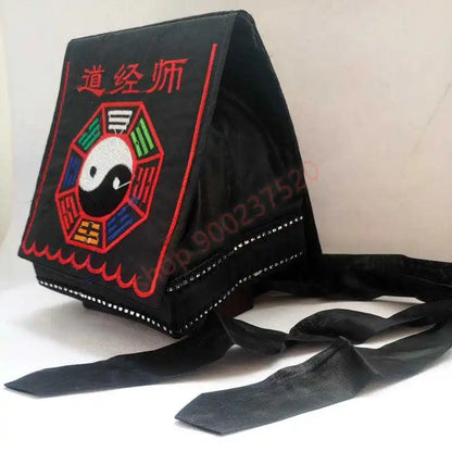 Taoist articles, Taoist hat, Taoist Scripture Shibao, Bagua Taoist hat, Bagua towel, Taoist hat, Daojin jiuliang towel, Zhuangzi