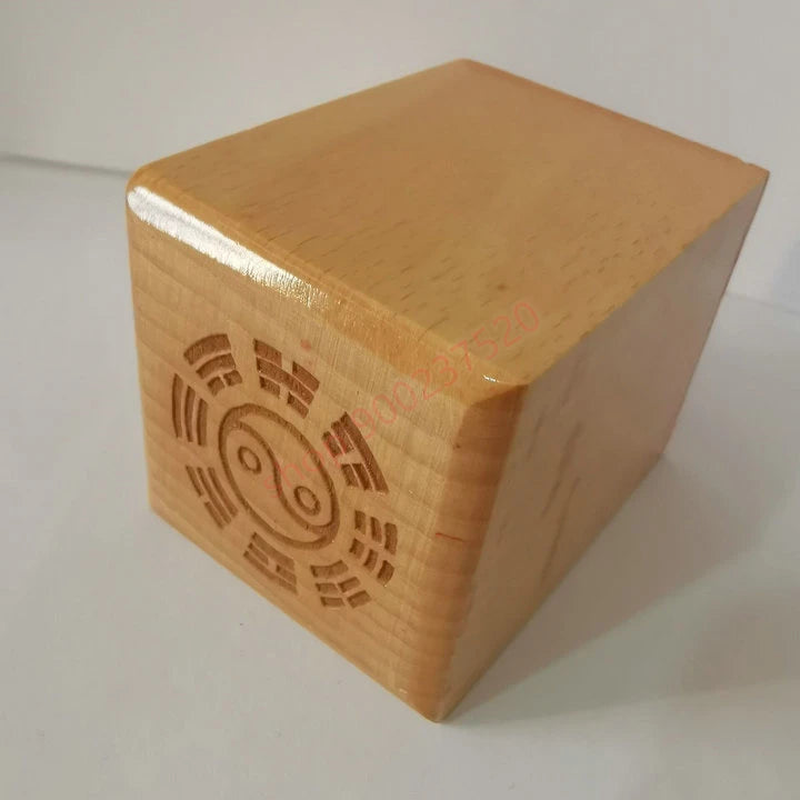 Taoist artifact, Taoist seal, 5cm, single side peach wood seal, hand release seal