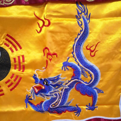 Taoist artifact, Taoist utensils, Wanfa Zong altar, 1.5m table circumference, Taiji Bagua dragon and tiger tablecloth