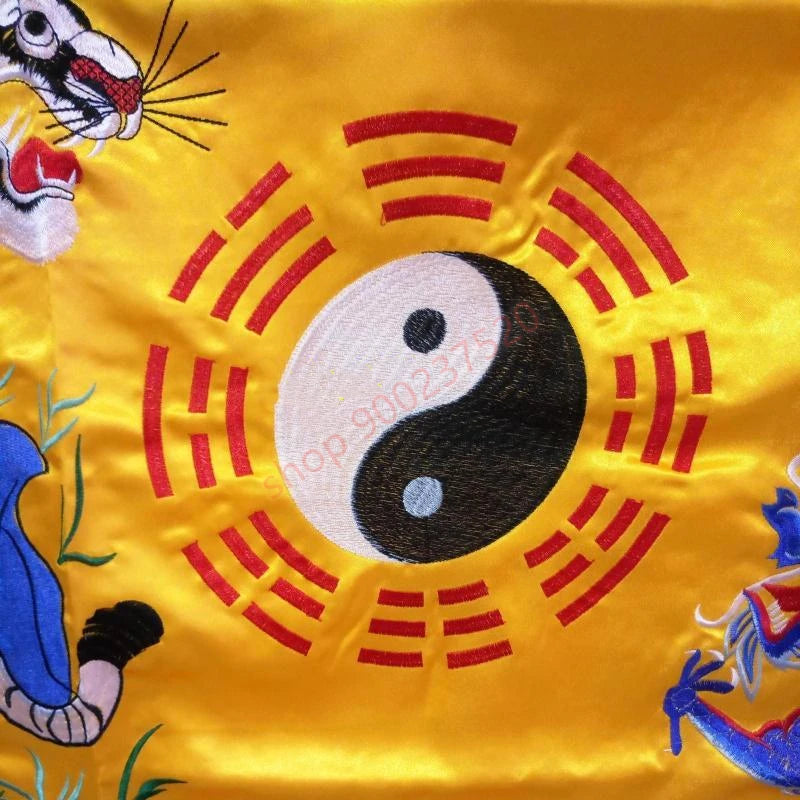 Taoist artifact, Taoist utensils, Wanfa Zong altar, 1.5m table circumference, Taiji Bagua dragon and tiger tablecloth