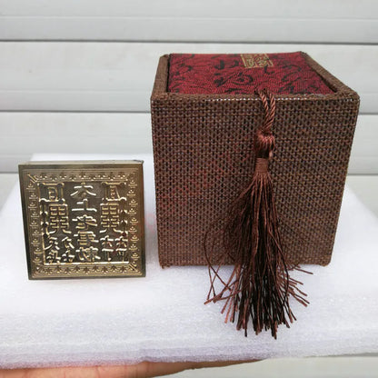 Taoist bronze seal, magic instrument, articles, pure copper seal, Lord Lao Zi imperial seal