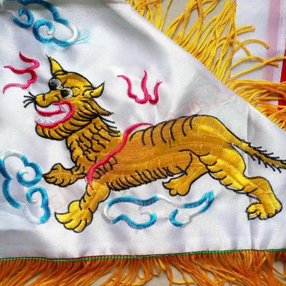 Taoist flag, Taoist supplies, Lingqi, FA flag, five element flag, five color dragon flag, five dragon flag, small size