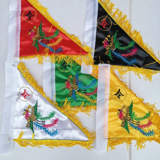 Taoist flag, Taoist supplies, four beasts, five elements flag, dragon and Phoenix flag, five color flag, five dragon flag