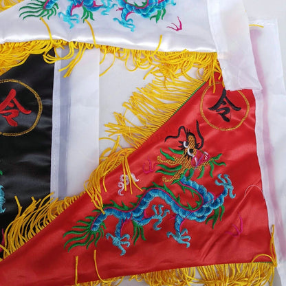 Taoist flag, Taoist supplies, four beasts, five elements flag, dragon and Phoenix flag, five color flag, five dragon flag