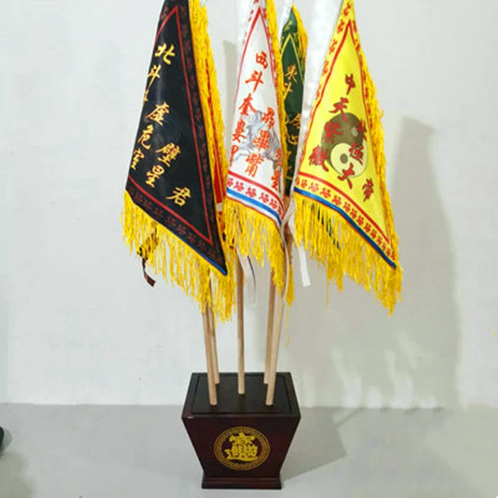 Taoist flag, five color flag, 28 Xingxiu flag, Xingxiu flag, fine double-sided printing flag, with flag bottom