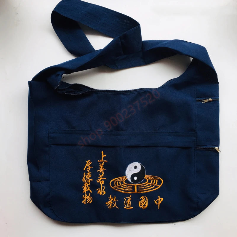 Taoist magic tools, Taoist supplies, Taiji Bagua backpack, three-dimensional semicircular Taoist bag