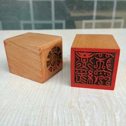 Taoist seal, Taoist Scripture, Shibao seal, single side seal, Taoist supplies, handicrafts