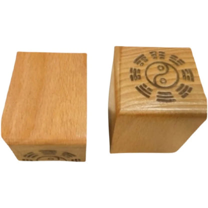 Taoist seal, heaven and earth Eight Diagrams seal, 5cm single-sided seal, peach wood seal, Taoist Legal supplies