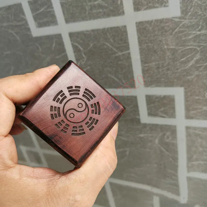 Taoist seal, lightning stroke old jujube wood, Taoist supplies, jiudiezhuan Taoist Scripture master's seal