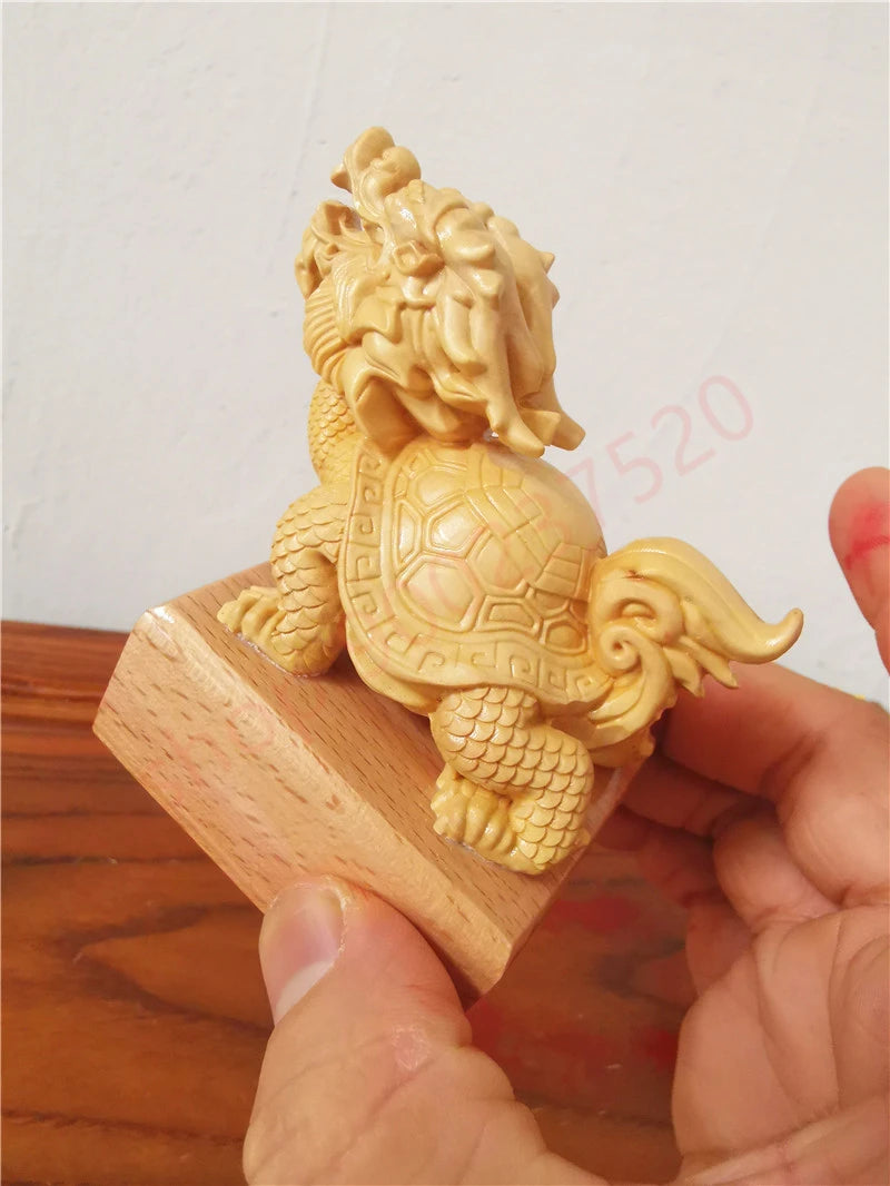 Taoist seals - Taoist Scripture Shibao seal, boxwood seal, dragon turtle seal, Taoist seal, one side seal, Sanbao seal