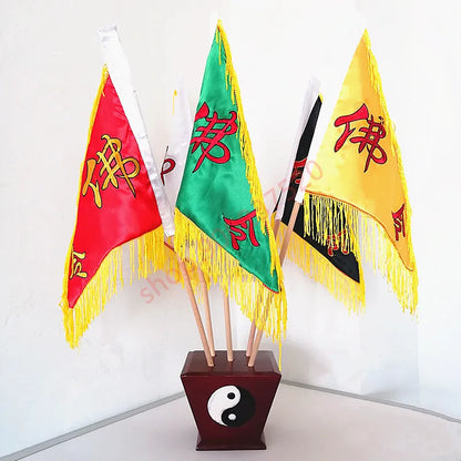 Taoist supplies, Lingqi, Wuxing banner, wuse dragon flag, Wuying banner, Wufang banner, Wulong banner, full set of double-sided