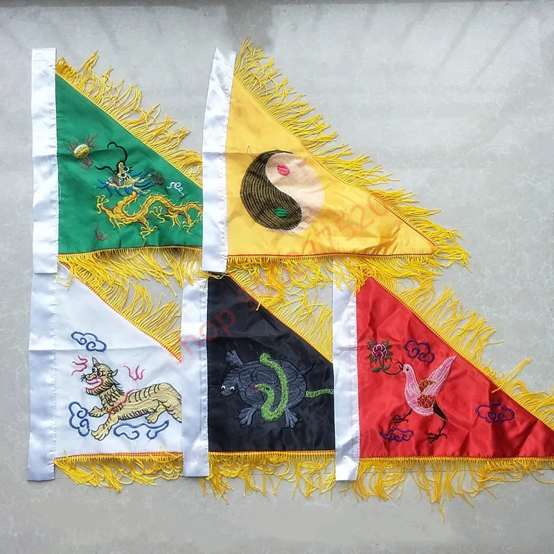 Taoist supplies, Lingqi, Wuxing banner, wuse dragon flag, Wuying banner, Wufang banner, Wulong banner, full set of double-sided