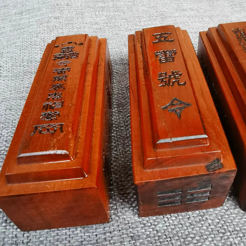 Taoist supplies, lightning stroke jujube wood, five thunder orders, Sanqing jia'an hall, Jingtang wood, zhentan wood, zhenchi