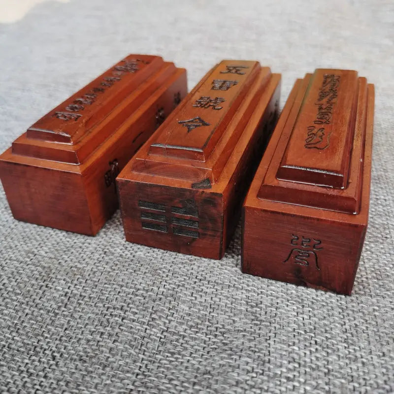 Taoist supplies, lightning stroke jujube wood, five thunder orders, Sanqing jia'an hall, Jingtang wood, zhentan wood, zhenchi