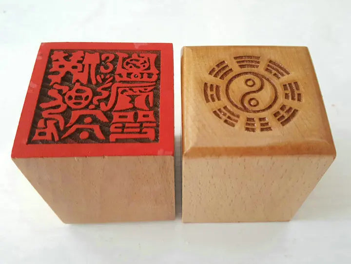 Taoist supplies seals, the city god tiju seal, hickory seal, 5cm single-sided seal