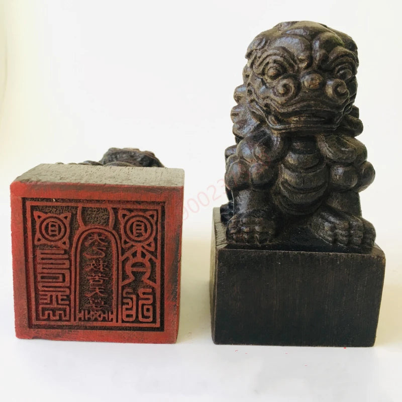 Taoist tools, Taoist supplies, Taoist seal, lion seal, Taiyi save bitter heaven seal, ebony