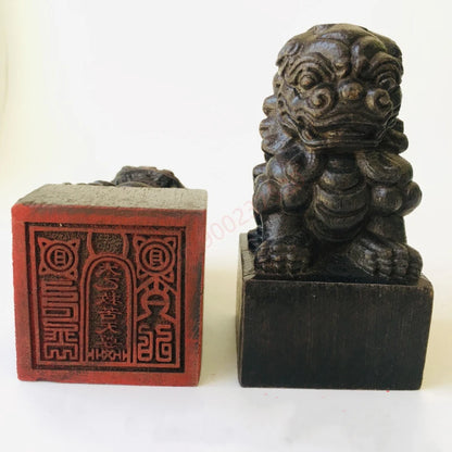 Taoist tools, Taoist supplies, Taoist seal, lion seal, Taiyi save bitter heaven seal, ebony